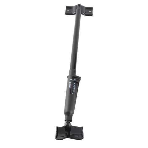 Heavy Duty Tailgate Support Strut For Mitsubishi Pajero Replaces OEM 5822A001 in black metal with a locking mechanism.