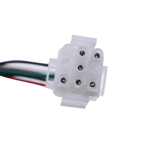 Connector for Heavy Duty Joystick Controller Replacement 1001118419 1600274, designed for JLG Boom Lifts, with six pins.