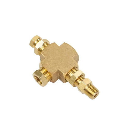 Solid 4Pc Set Of Npt Thread Adapters Converting 1/8 Inch Female To 1/4 Inch Male With Secure Locking Screws For Heavy Duty Plumbing And Air Tools brass adapter