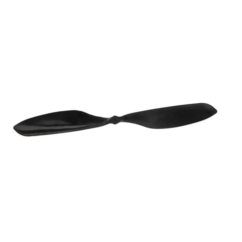 Black ABS propeller from High Speed RC Plane Motor Kit With Three Coreless Motors For 716 720 And 8520 Options, 3.7V Brushless, 1mm Shaft, 15cm Cord