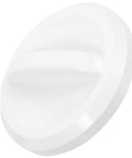 Round plastic replacement knob for vending machines, white, ideal for arcade games and home gatherings, ensures smooth performance.