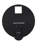 Seven Slot 50mm Aluminum Filter Wheel for Astronomy Cameras and Telescopes, Square Mount, rear view of filter wheel
