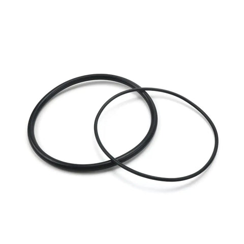 Hydraulic Log Splitter Cylinder Rebuild Seal Kit For 4.0 Bore And 1.75 Rod, Rubber And Plastic Seals on white background