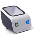 Hands Free Desktop Barcode Scanner With Auto Sensor for supermarkets, retail stores, and restaurants, wide scanning window visible
