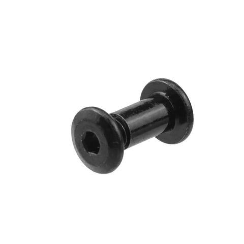 Solid As A Rock 304 Stainless Steel Black Binding Post Screw M5 Hex Drive, durable design for secure electrical connections.