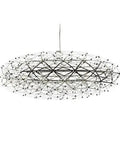 Modern Sphere Pendant Light With Energy Saving Led Bulbs For Bedrooms And Living Rooms Featuring Sleek Geometric Structure, round shape.