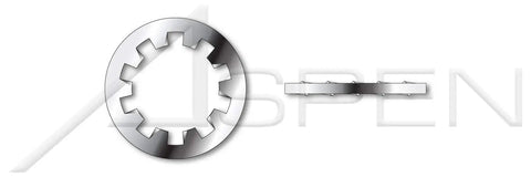 Pack Of Ten Thousand 18-8 Stainless Steel Tooth Lock Washers With Sharp Internal Teeth showing round and flat design for strong hold on surfaces.
