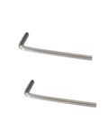 Two Allen wrenches for 2 Hole Black 90 Degree Inside Corner Bracket Kit For 2020 Aluminum Extrusion 20x20 Profile With 6mm Slot