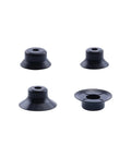 10 Pack Heavy Duty Silicone Vacuum Suction Cups For Pfg Pneumatic Manipulator Nozzle black silicone grips displayed from various angles.