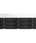 Heavy Duty 2U Rackmount Network Attached Storage Server Featuring Intel Celeron Processor And Eight Gigabytes Of Memory, front view with multiple drive bays.