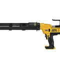 20V Max Cordless Caulking Gun Tool Only With 29oz Capacity, Variable Speed Trigger And Dial For Precise Adhesive Flow, Anti Drip Retracting Rod, DCE570B, Side View
