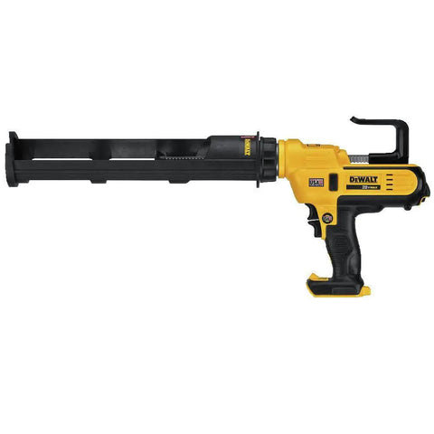 20V Max Cordless Caulking Gun Tool Only With 29oz Capacity, Variable Speed Trigger And Dial For Precise Adhesive Flow, Anti Drip Retracting Rod, DCE570B, Side View