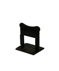 LevTec One Eighth Inch Tile Leveling Clips For Bathroom And Kitchen Flooring Plastic Leveling System, close-up of single clip
