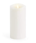 Flameless Pillar Candle Large 6.5 Inches Unscented With Real Flame Effect Flickering LED Battery Operated Candle Melted Edge Smooth Wax For Cozy Home Decor Ambience