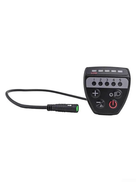 Super Cool LED E Bike Display For Bafang Bbs01 Bbs02 M400 G320 Drives With Smart UART Protocol For Clear Dash Data And Auto Backlit Screen That Looks Awesome, black ABS wired handlebar display