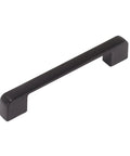 5 Inch Aluminum Alloy Drawer Handles Set Matte Black Cabinet Pulls With Solid Base Includes Screws Durable Rust Resistant Hardware For Kitchen And Bathroom Drawers Easy Install 10 Pack, angled view
