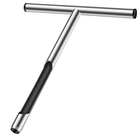 Stainless Steel T Handle Soil Sampler Probe For Lawn And Garden Care Pro Grade DIY Friendly Soil Sampling Tool visible on white