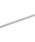 Heavy Duty Aluminum T Slot Miter Track Jig For Woodworking Tables, metal track with smooth sliding groove, shown at angle