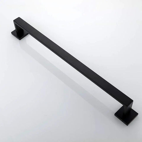 Heavy Duty 23.6 Inch Black Stainless Steel Towel Bar Rack For Bathroom And Kitchen Rustproof SUS 304 Wall Mount Towel Holder