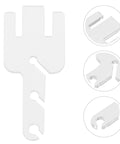 Yarn Tensioner Adapters for Knitting Machines, Compatible With Addi King, removable plastic adapter with slots