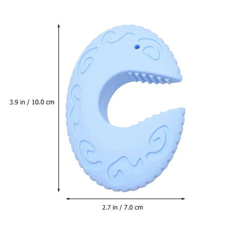 Sky-blue silicone door stopper from 3 Pack Silicone Door Stopper Set For Safety Anti Skid Hold Doors Steadily And Prevent Slamming Dope