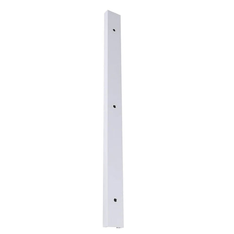Aluminum T Slot Track With Wood Screws, Double Cut Profile For Woodworking Jigs And Fixtures, 400mm Length, vertical view