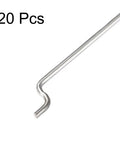 20pcs 1mm by 400mm steel Z pull push rods for RC aircraft boats cars gearheads DIY crew 304 stainless Z type heads 4x4mm quick adjusters