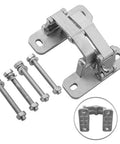 heavy duty stainless steel door hinge with bolts for secure installation on thick doors