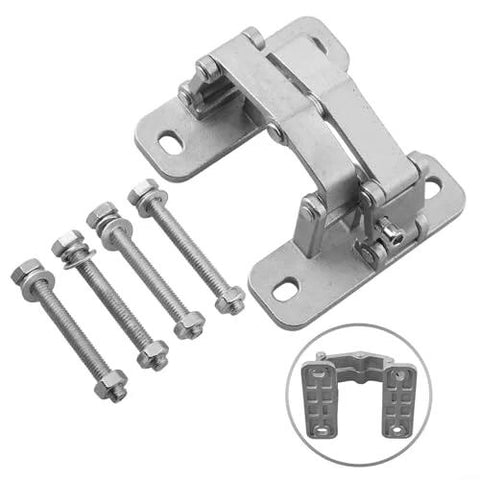 heavy duty stainless steel door hinge with bolts for secure installation on thick doors