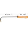 Top Shelf Molding Machine For Smooth Wood Bread And Leather Stamping With Zero Sweat, brass craft press with wooden handle, 17cm long.