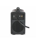Back view of Lincoln Tomahawk 45 Handheld Plasma Cutter With 2.8 Inch LCD Screen, showing power cord and connectors