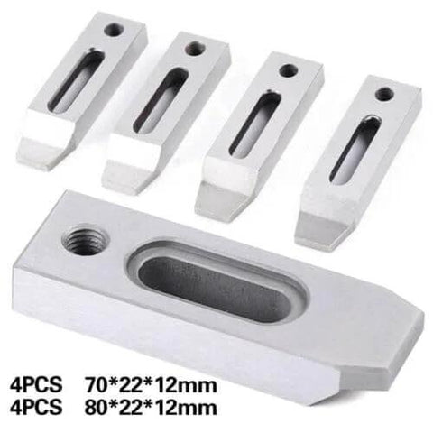 Stainless Steel Wire EDM Jig Holder Set 4 Piece For Precision Fixture Board And Woodworking Joinery Clamping Leveling Tool