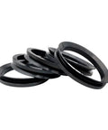 Top Shelf 10 Piece NBR Rotary Shaft Seal Kit, Built Like A Tank V Shape O Ring Cuff Gasket For Industrial Gear, No Fuss Oil Resistant Hydraulic Rod Protector 630mm Inside Diameter stacked black rubber O rings