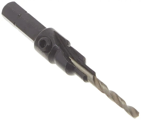 Built Tough Hex Shank Countersink Drill Bit With Adjustable Depth And Replaceable Inserts for clean countersinking in wood.