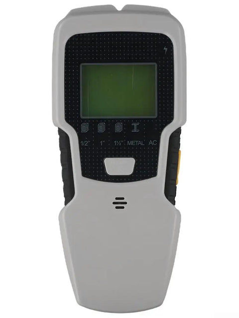5-in-1 for stud Finder Sensor Wall Scanner LCD Display 5-in-1, front view, showing LCD screen and buttons.