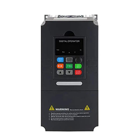 Front view of 5HP 480V Three Phase VFD Drive 0 To 400 Hz Output, 3 Phase Input, IP20 Enclosure, RS485 Enabled Variable Frequency Inverter