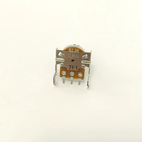 Potentiometer Knob 2.5K Ohm Volume Control Knob 3 Pin For QSC RMX Amps 850 1450 2450 Replacement Dial front view