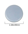 Self Adhesive Furniture Sliders For Carpet Hardwood And Tile Floors With 30Mm Chair Leg Glides, round 30mm pad for protecting floors.