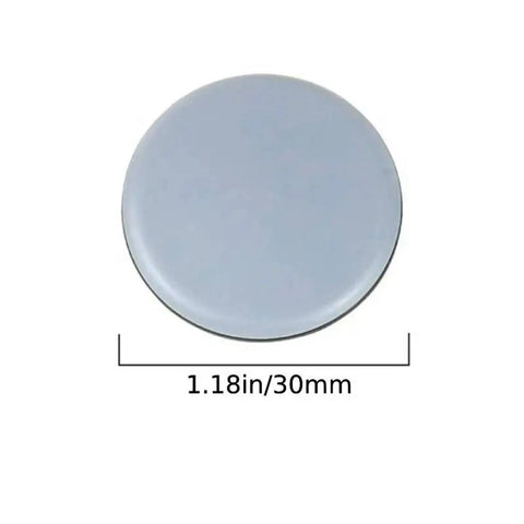 Self Adhesive Furniture Sliders For Carpet Hardwood And Tile Floors With 30Mm Chair Leg Glides, round 30mm pad for protecting floors.