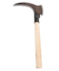 Multipurpose Manganese Grass Sickle With Handle Ergonomic Gardening Tool for Weeding Cutting and Harvesting with sharp blade visible