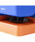 Close-up of the Handheld Grass Seed And Fertilizer Spreader for Lawns and Driveways, showing durable base and dispersal mechanism.