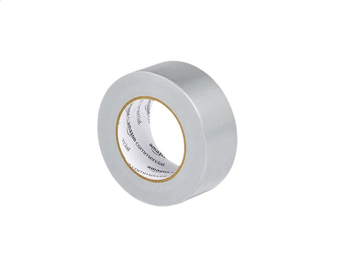 Heavy Duty Duct Tape 1.88 Inch Wide By 45 Yard Silver, 12 Pack For Repairs, Patching, Packaging, Bundling And General Quick Fixes With Strong Adhesive That Sticks To Most Surfaces, single roll