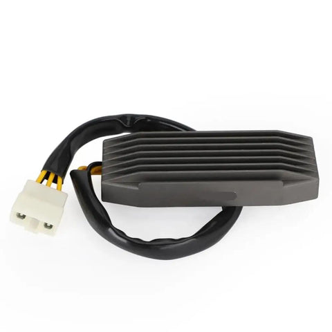 Heavy Duty Stator Voltage Rectifier G Kit Slick Fit For 12V Outboard Motors 4hp To 25hp With Ignition Kill Start And Trim Signal Routing No Relay Needed Drop In Till Or Remote Housing Swap Cross Fits 11483-38A00 32800-12E01 396141 582281, black finned module