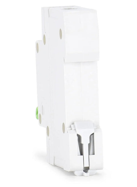 Side view of 12V To 110V DC Miniature Circuit Breaker 60 Amp One Pole Battery Protector For Solar Panel Systems And RVs