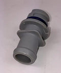 OE Spec Positive Crankcase Ventilation PCV Valve Built Thick for a trouble free tune up, showing gray housing and sealing ring.