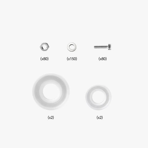 Jet Engine Model Components Kit 006 3D Printed Parts Set For Maker World Hardware Projects Two Sets High Detail Upgrade And Replacement Components For Jet Engine Building Dope Build, metal hardware parts