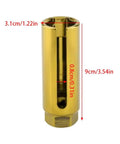 Heavy Duty Alloy Steel O2 Oxygen Sensor Socket Wrench With Anti Slip Grip, 9cm long, designed for fast O2 removal.