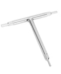Essential T Handle Hex Wrench Set With 4mm 5mm And 6mm Sizes Made Of Heat Treated Steel For Motorcycle Bike Car Repair Auto Mechanic Work And DIY Home Maintenance Projects That You Gotta Have In Your Garage, chrome T-handle