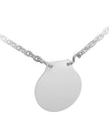 Replacement Magnum Rifle Gong With AR550 Steel Construction hanging on chains for outdoor range shooting and hunting