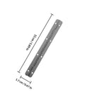 Six Piece Heavy Duty Piano Hinges Forged From Solid Iron For Tough Jewelry Boxes And Travel Luggage showing dimensions of 15 cm by 1.7 cm.
